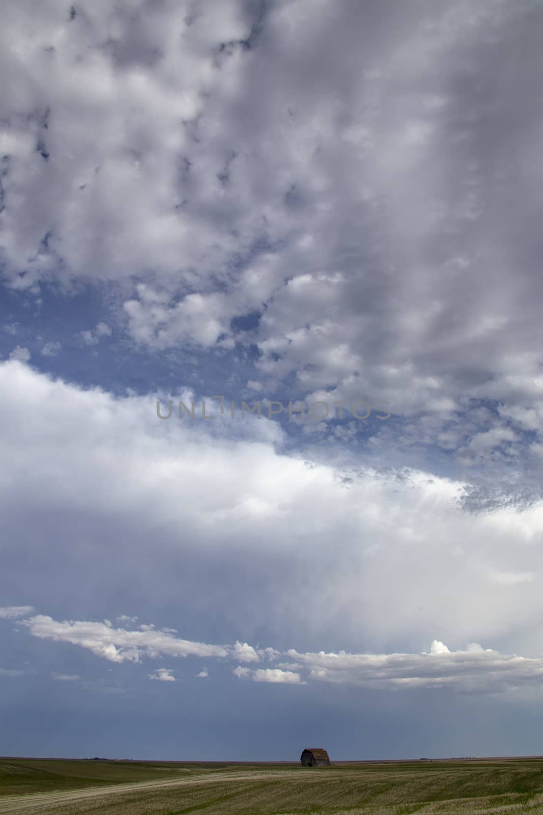 Prairie Storm Clouds in Saskatchewan Canada Rural