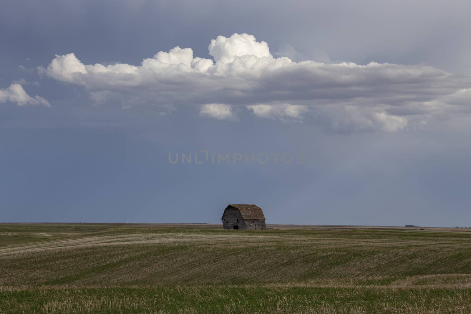 Prairie Storm Clouds in Saskatchewan Canada Rural