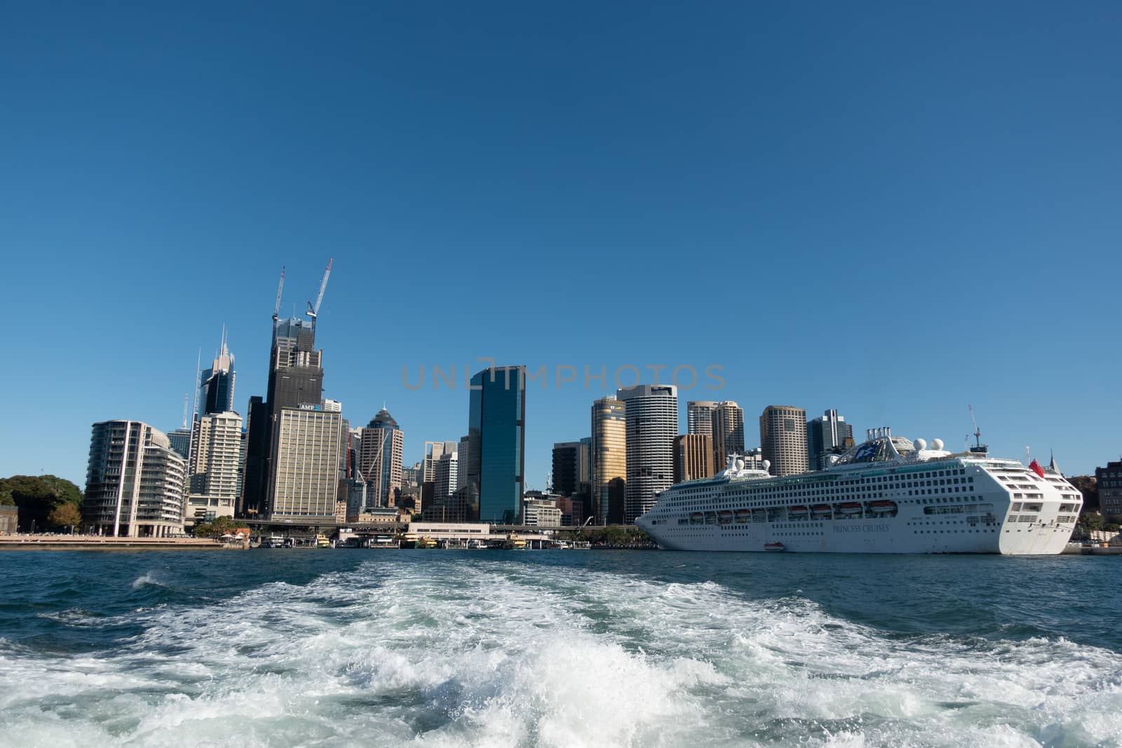 Sydney CBD  from ferry boat by anankkml