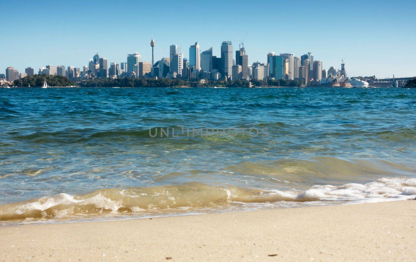 view of  Sydney CBD  from Taronga zoo