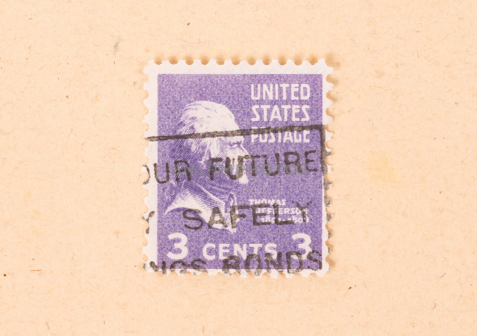 UNITED STATES OF AMERICA - CIRCA 1960: A stamp printed in the US by michaklootwijk