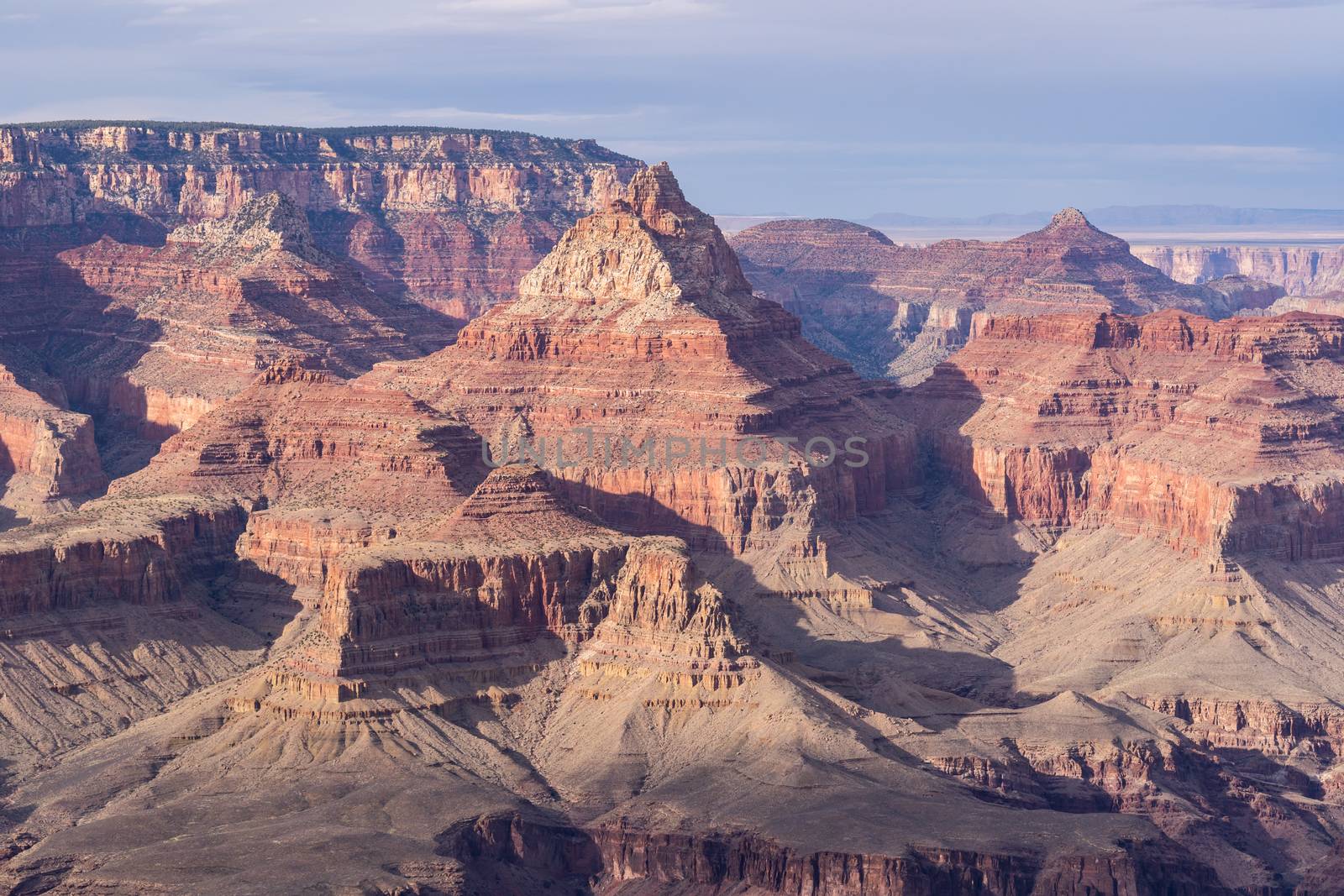 South rim of Grand Canyon in Arizona USA