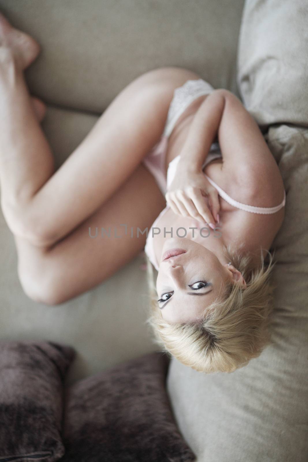 Portrait of woman in lingerie  by ALotOfPeople