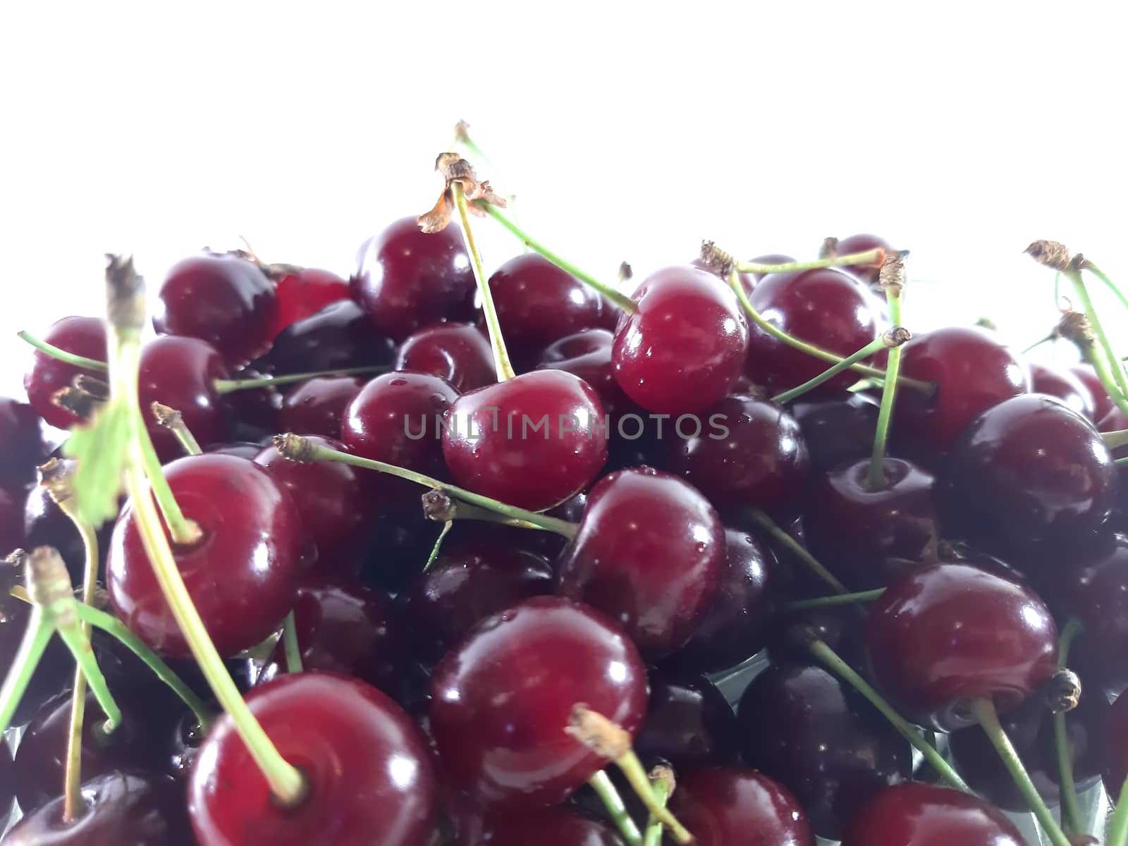 Background red cherry . Photo healthy food. Vegetarian red food. by polyachenkovv@gmail.com
