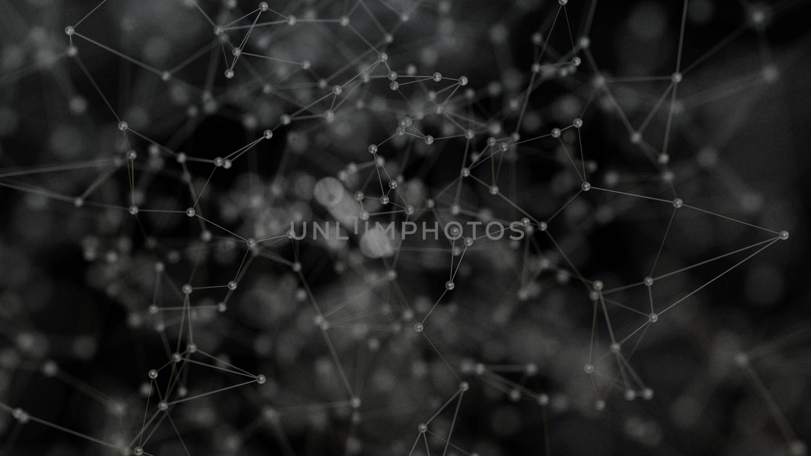 Abstract technology background futuristic network by cherezoff