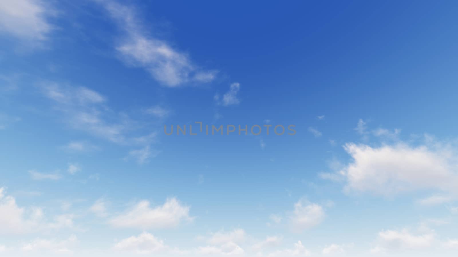 Cloudy blue sky abstract background, blue sky background with tiny clouds, 3d rendering

