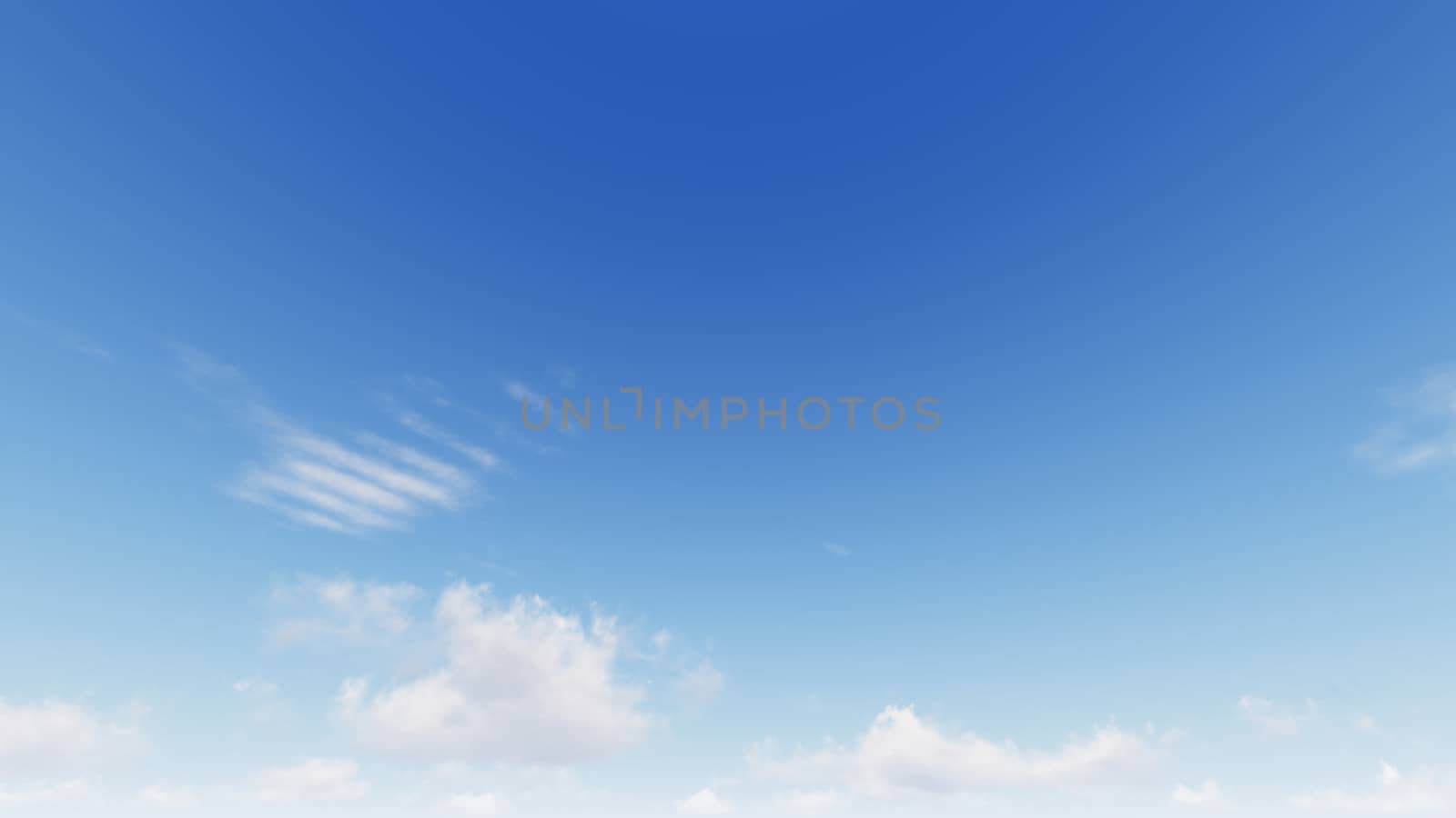 Cloudy blue sky abstract background, blue sky background with tiny clouds, 3d rendering

