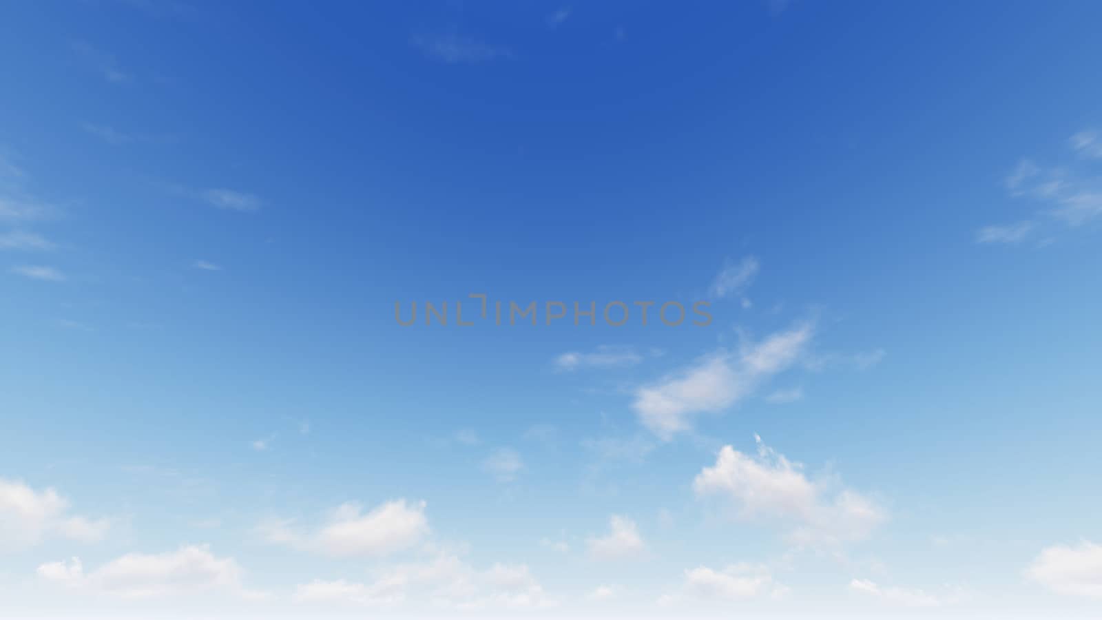 Cloudy blue sky abstract background, blue sky background with tiny clouds, 3d rendering

