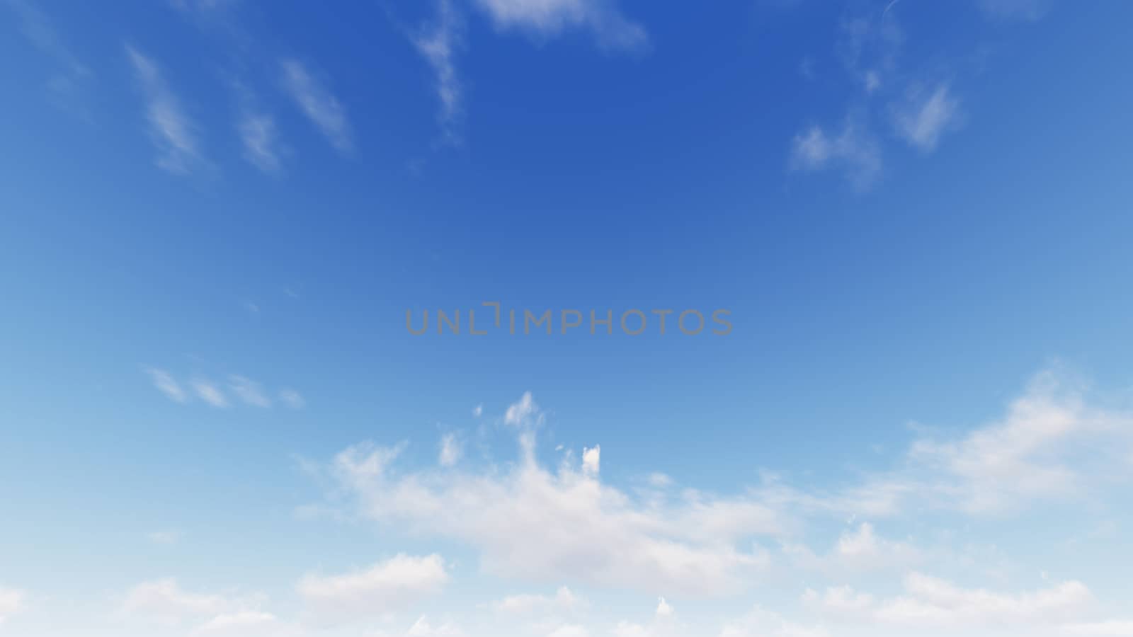 Cloudy blue sky abstract background, blue sky background with tiny clouds, 3d rendering

