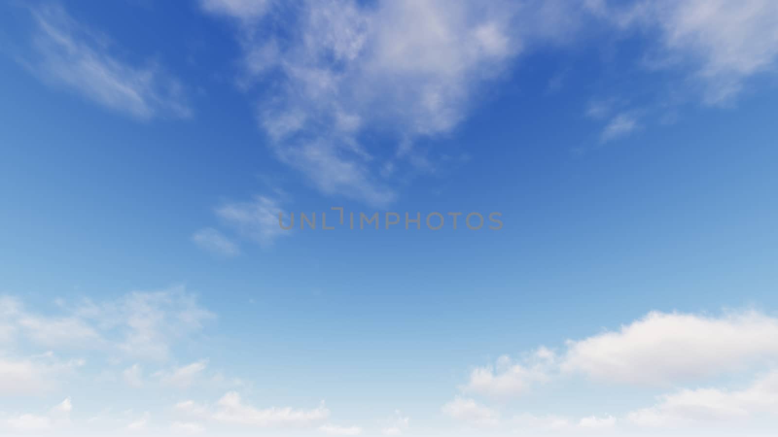 Cloudy blue sky abstract background, blue sky background with tiny clouds, 3d rendering

