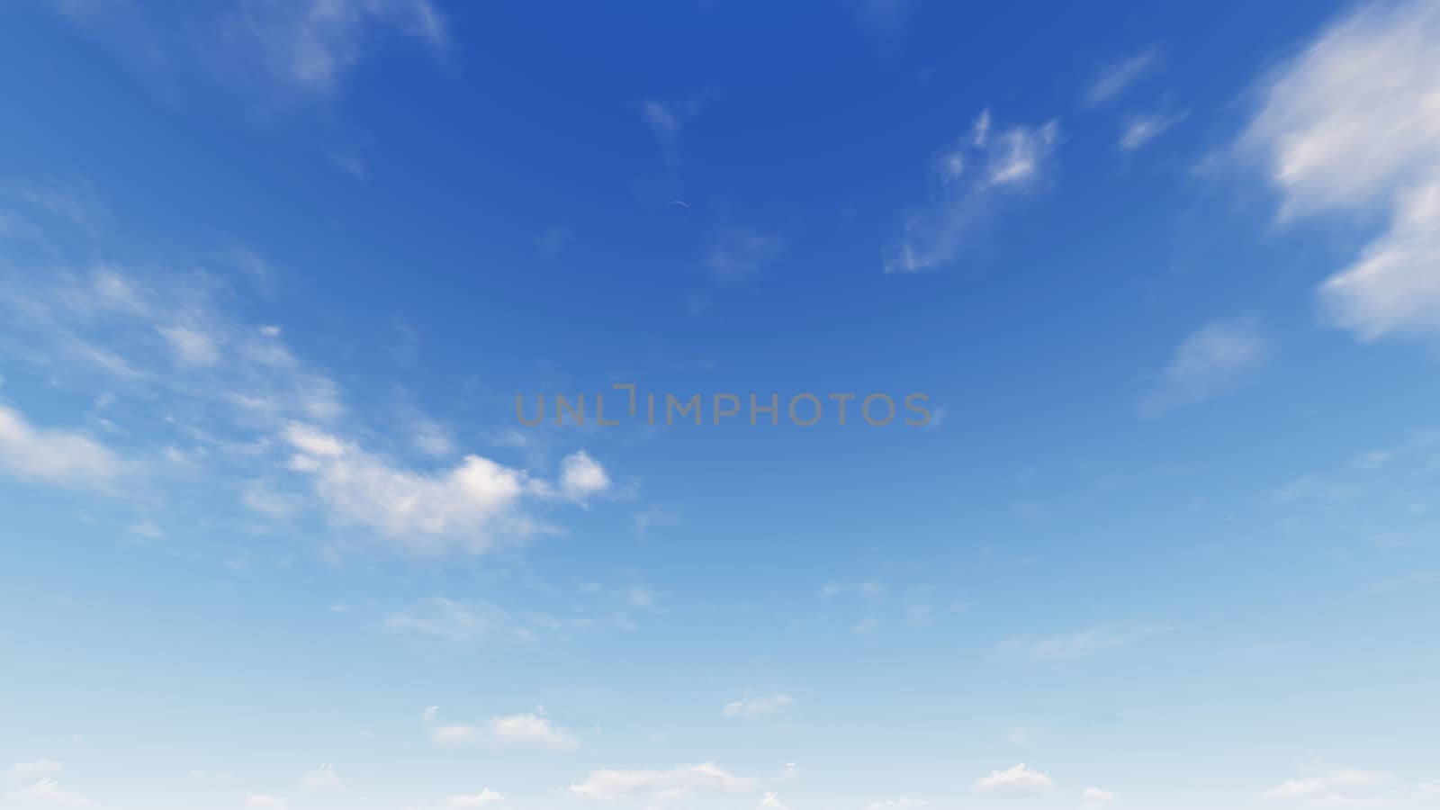 Cloudy blue sky abstract background, blue sky background with tiny clouds, 3d rendering

