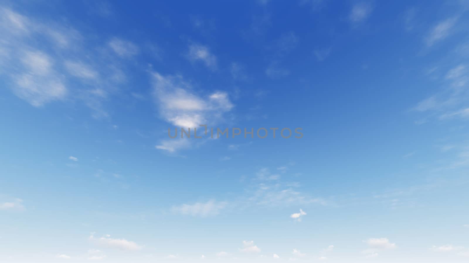 Cloudy blue sky abstract background, blue sky background with tiny clouds, 3d rendering

