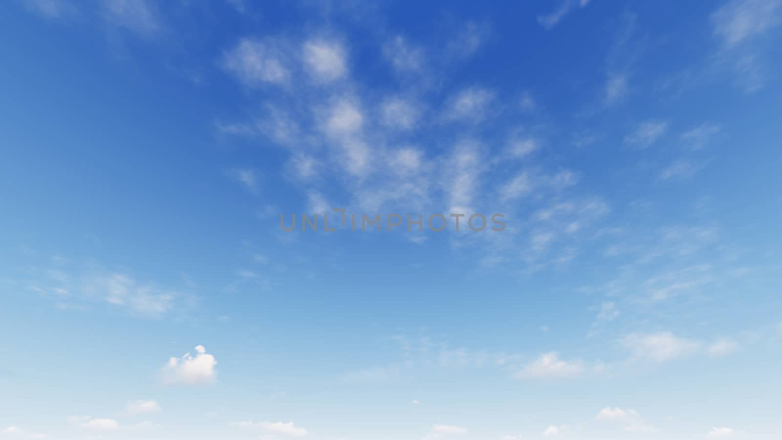 Cloudy blue sky abstract background, blue sky background with tiny clouds, 3d rendering

