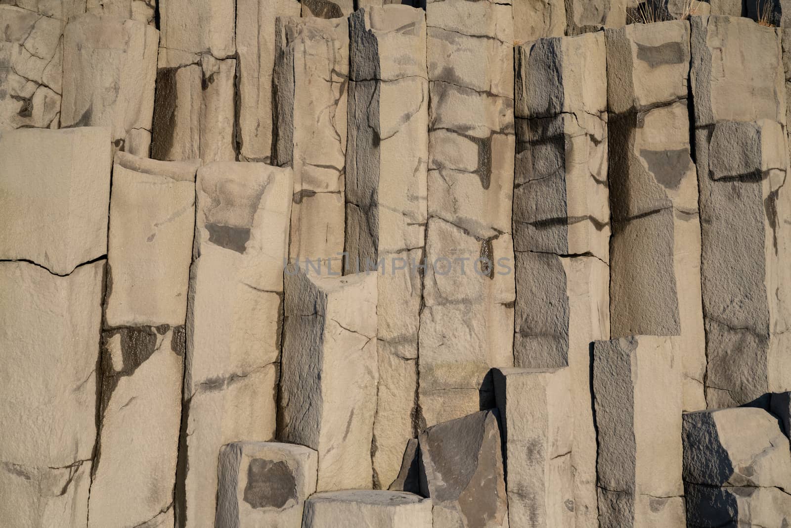 Background, close up image of basalt rocks