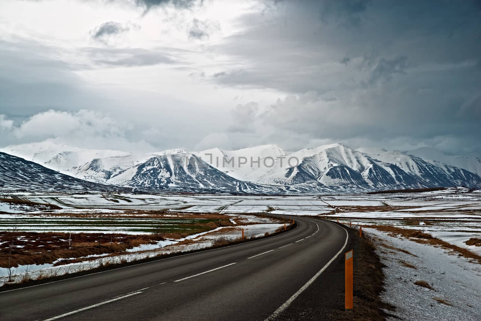 On the road to Dalvik, Iceland by LuigiMorbidelli