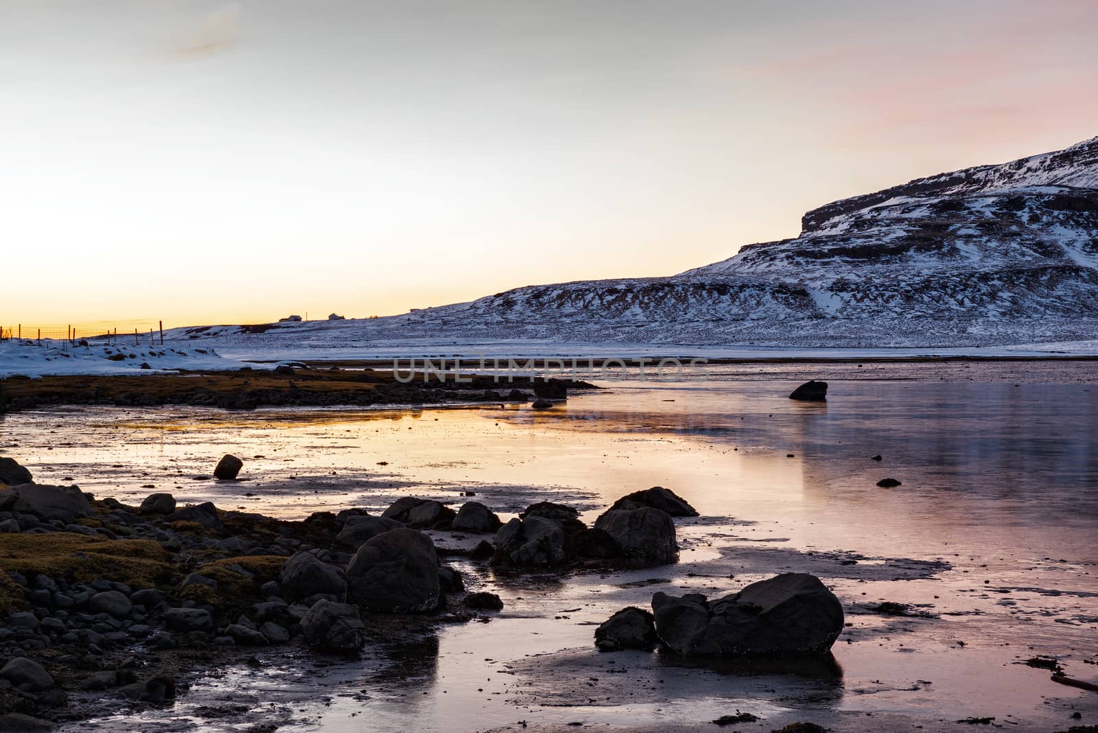 Mountains in Snaefellsnes peninsula at sunset, Iceland by LuigiMorbidelli