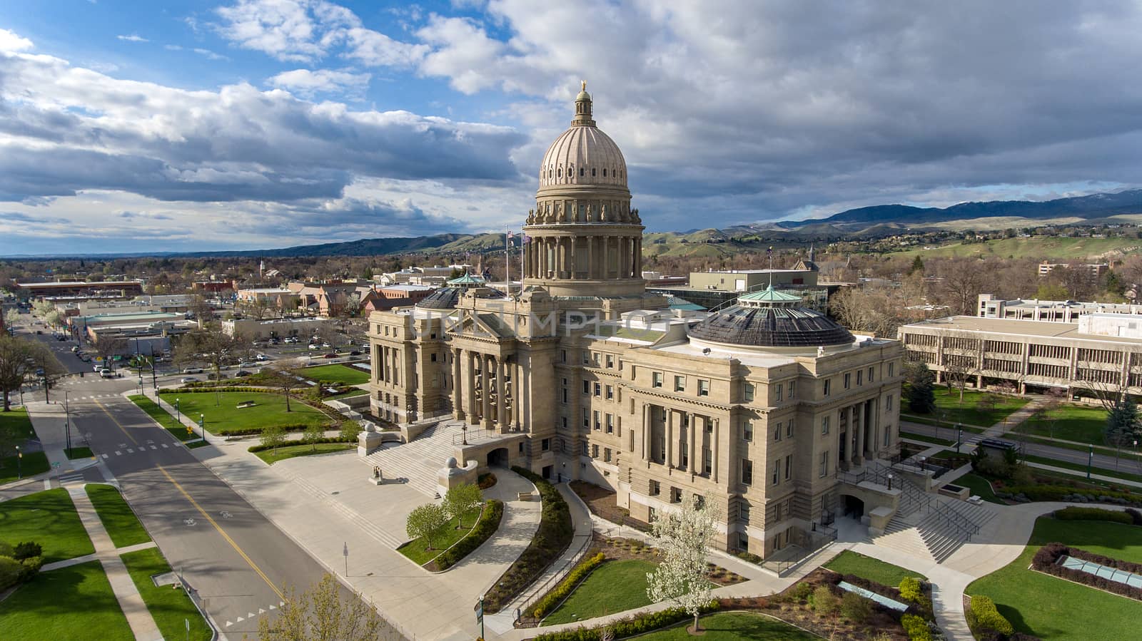 View of the state capital