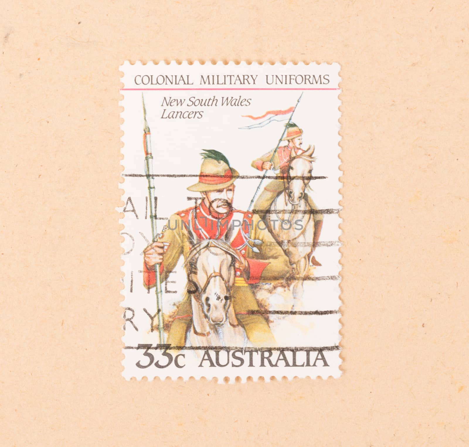 AUSTRALIA - CIRCA 1980: A stamp printed in Australia shows a mil by michaklootwijk