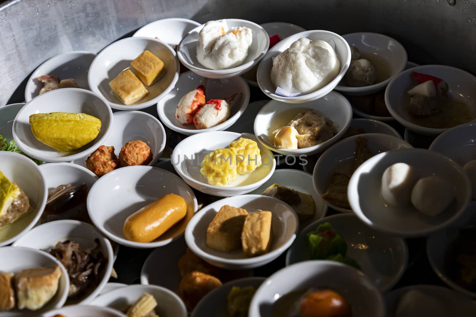 Thai style Dim Sum comes in a small plates