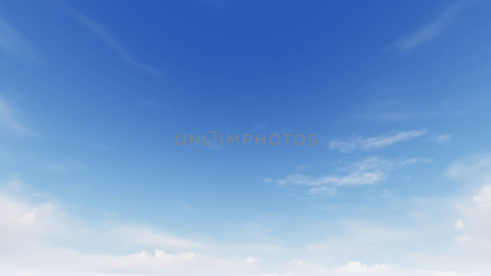 Cloudy blue sky abstract background, blue sky background with tiny clouds, 3d rendering

