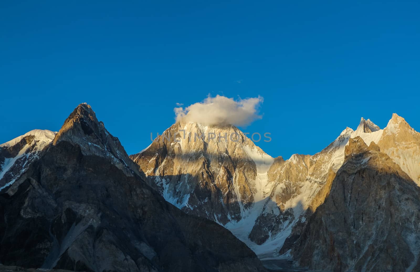 Gasherbrum massif and Baltoro glacier, K2 Base Camp, Pakistan by Volcanic