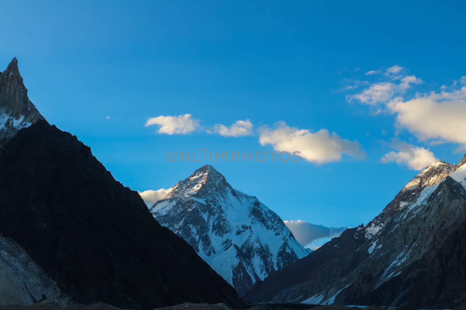 K2 the second highest mountain in the world. Karakorum Range Pakistan