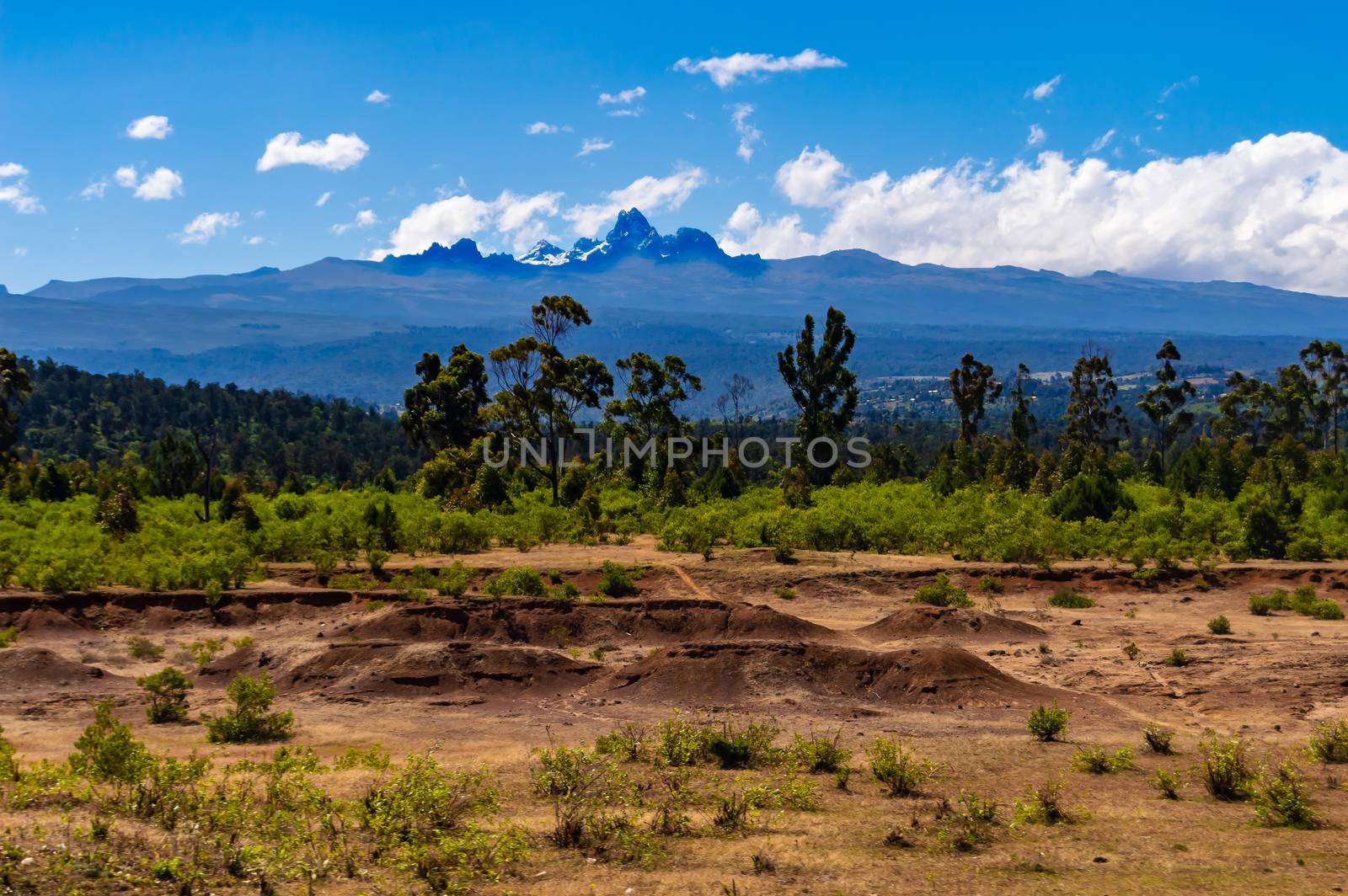 Panorama of Mount Kenya,  by Philou1000