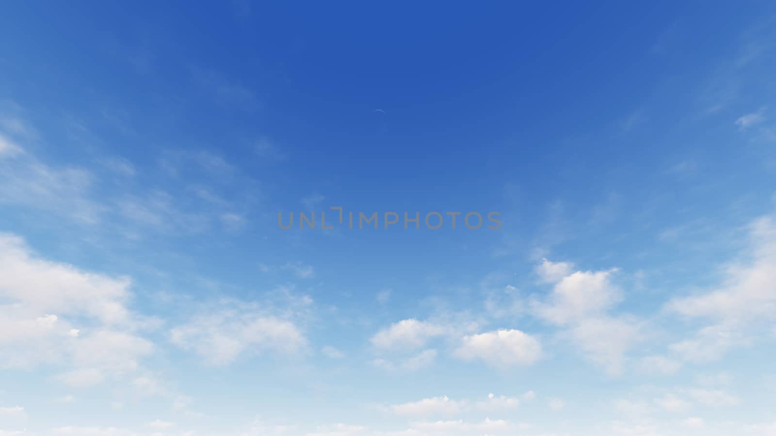 Cloudy blue sky abstract background, blue sky background with tiny clouds, 3d rendering

