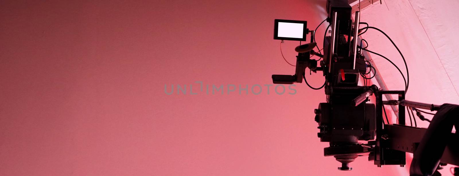 4K high definition video camera monitor on tripod by gnepphoto
