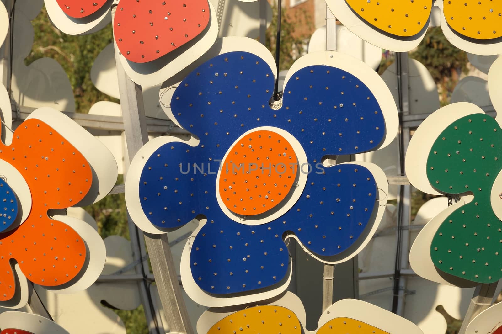 Design "Flowers" on the street in the city of Volgograd