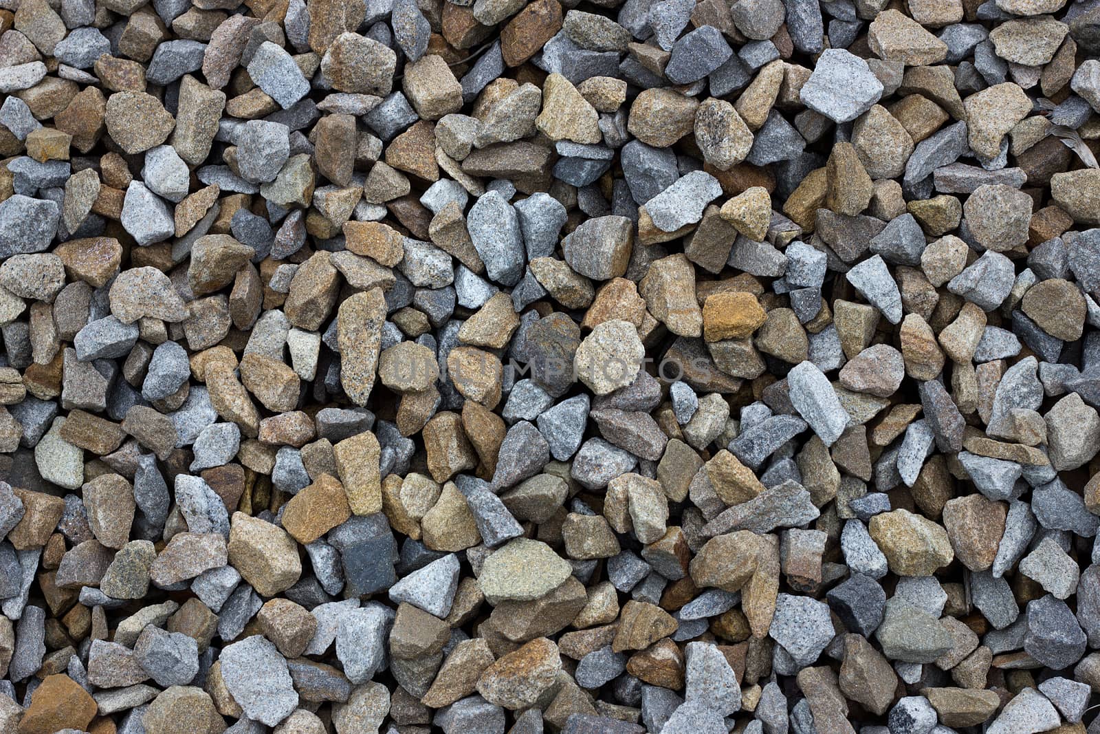 Texture of rubble close-up. Large crushed stone