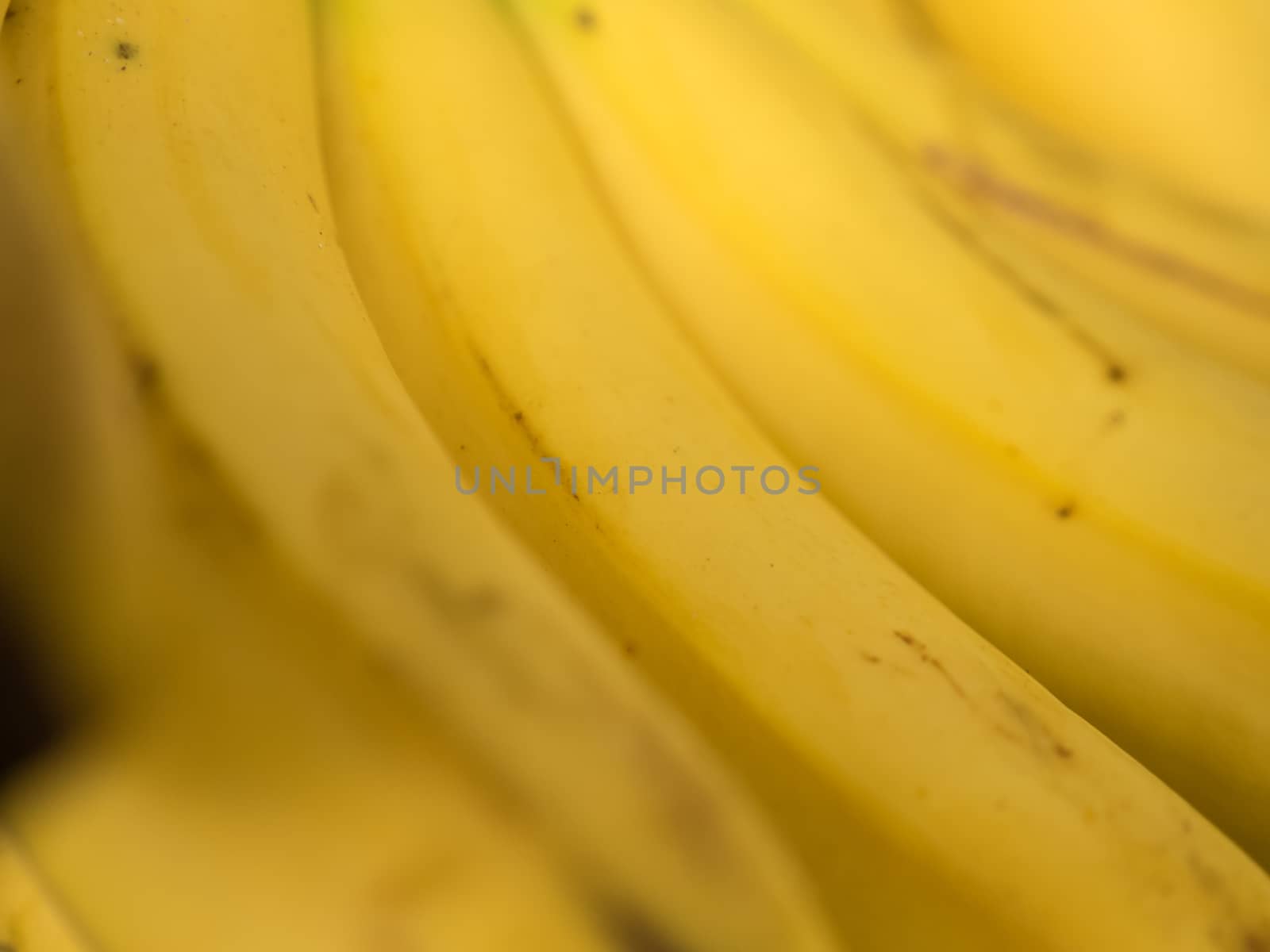 close up view of banana in its skin
