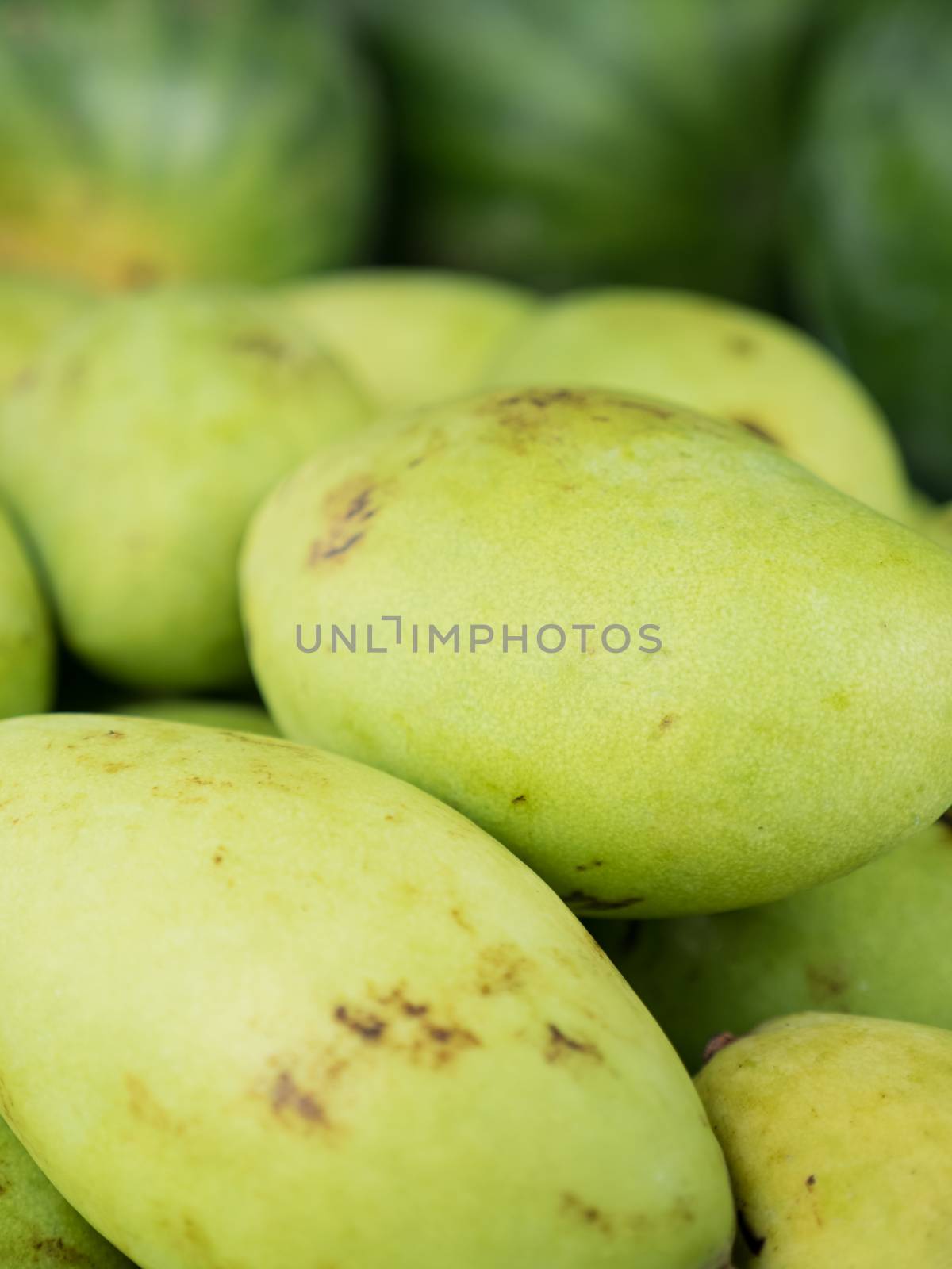 green manggo for sale in natural light