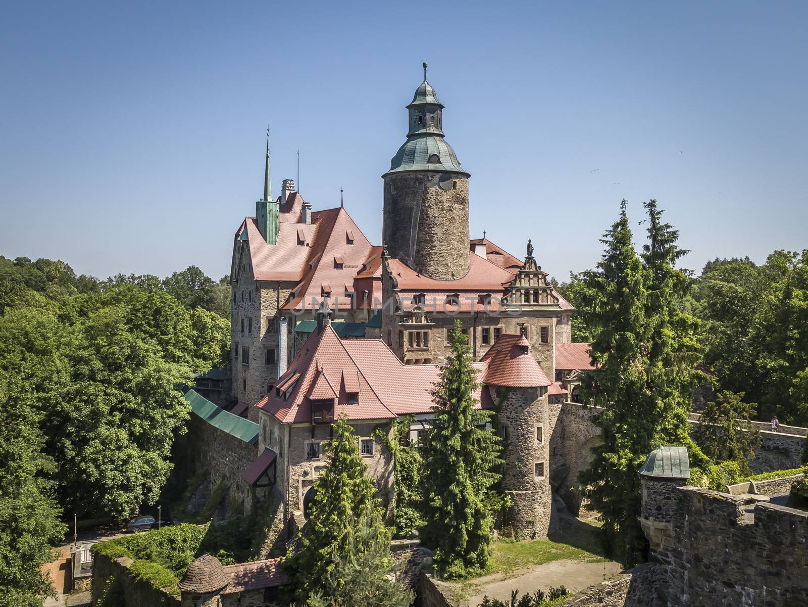 Czocha castle in summer by furzyk73