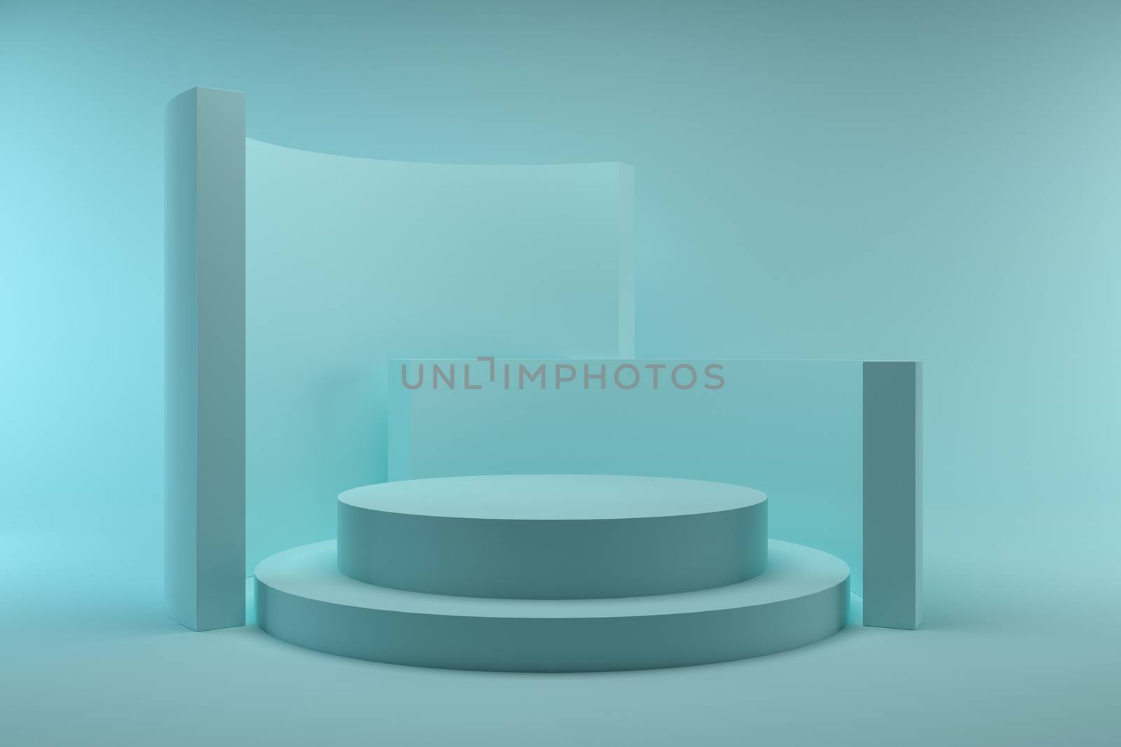 3d render, abstract geometric background, minimalistic primitive shapes, modern mock up, empty showcase, shop display ,blank template