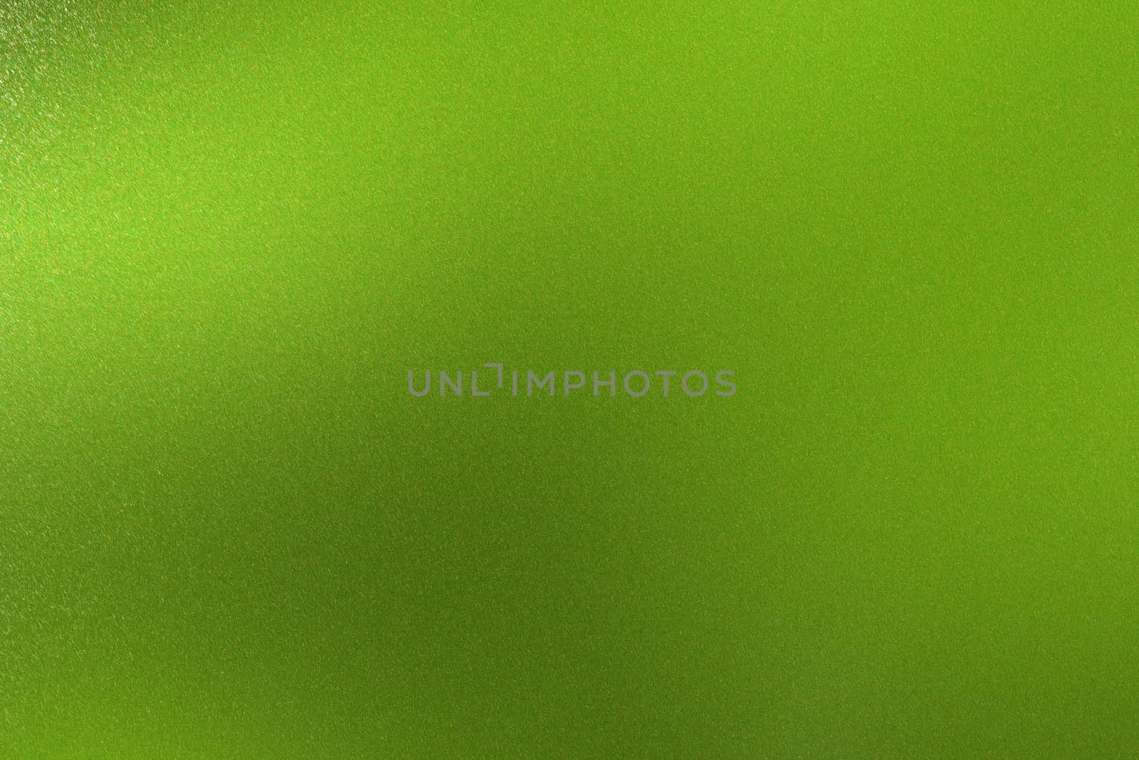 Brushed green foil metallic sheet, abstract texture background