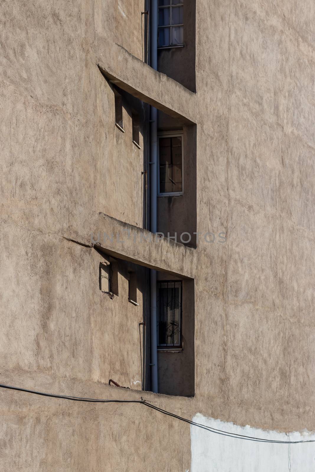 side shoot from a new building at construction state. photo has taken at izmir/turkey.