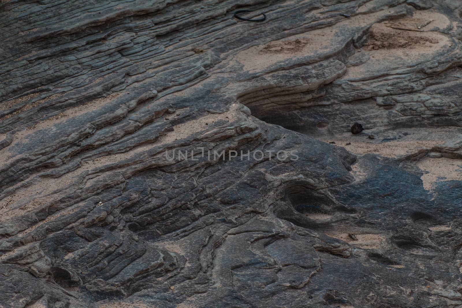 beautiful background rock canyon beside maekhong river by N_u_T