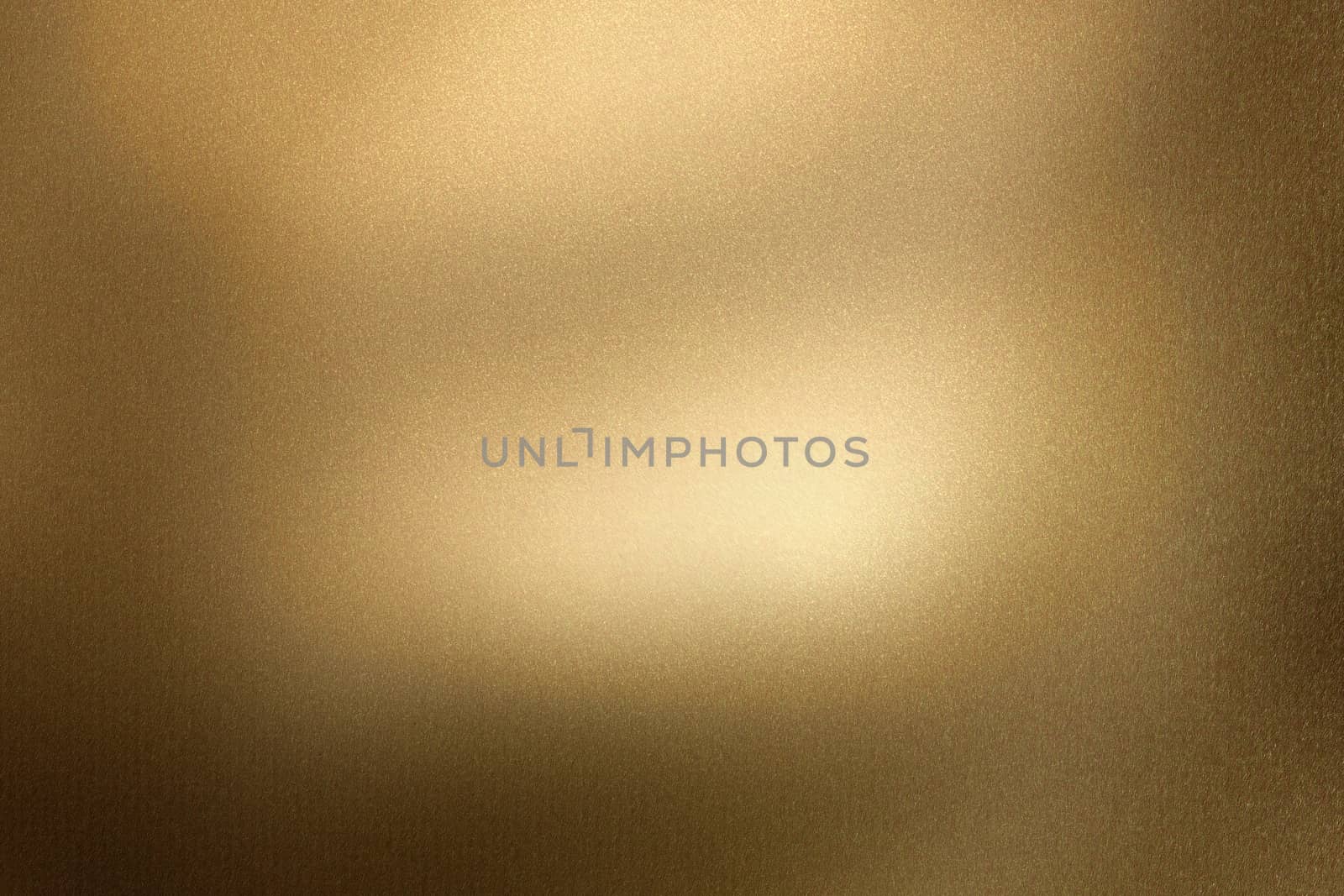 Glowing brushed bronze metallic wall, abstract texture background