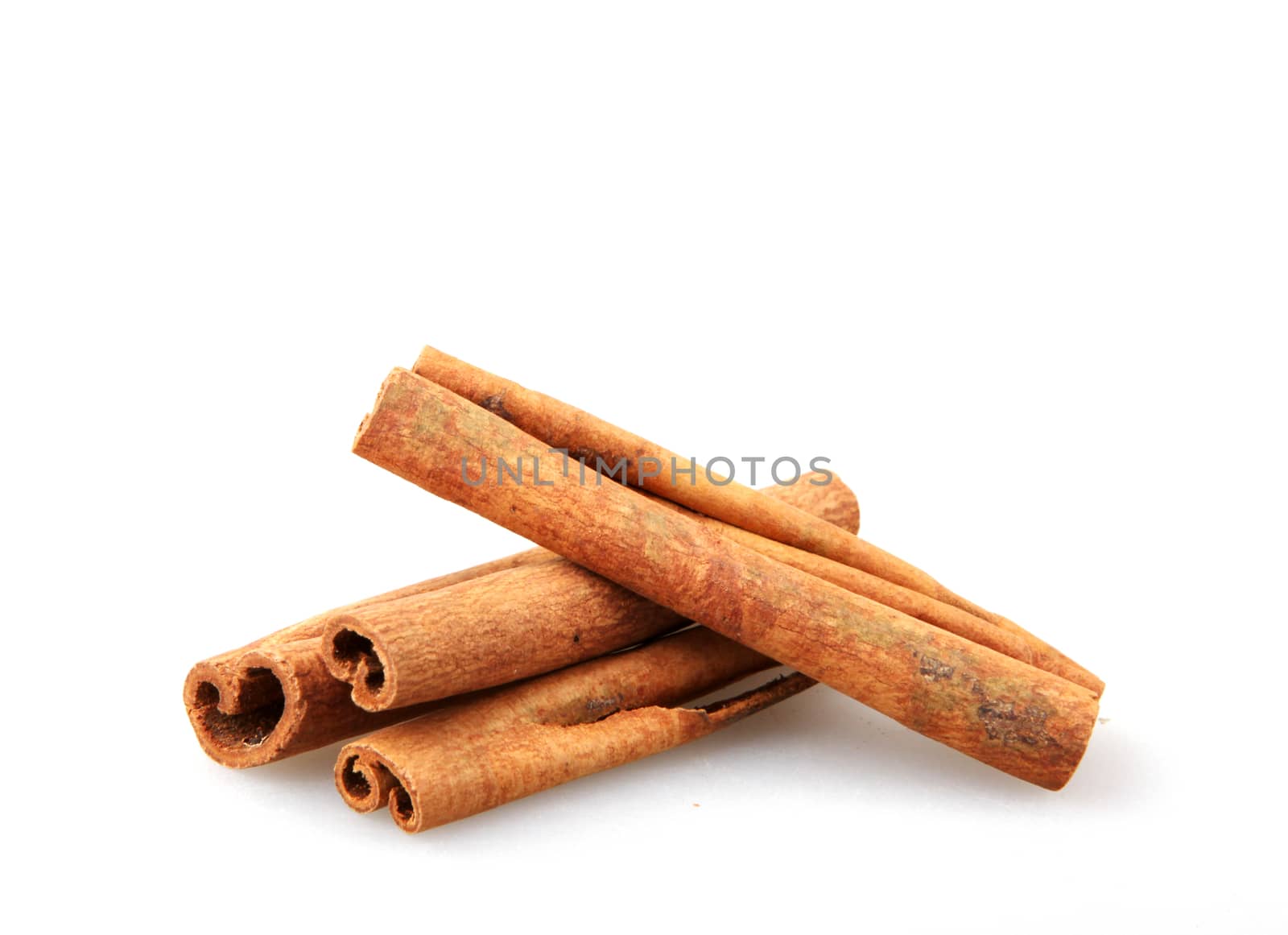 Cinnamon Sticks Isolated On White Background