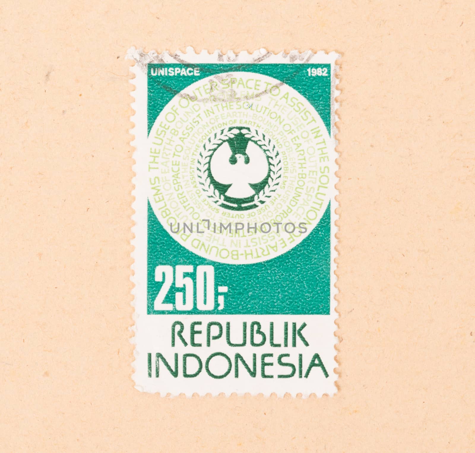 INDONESIA - CIRCA 1982: A stamp printed in Indonesia shows it's  by michaklootwijk
