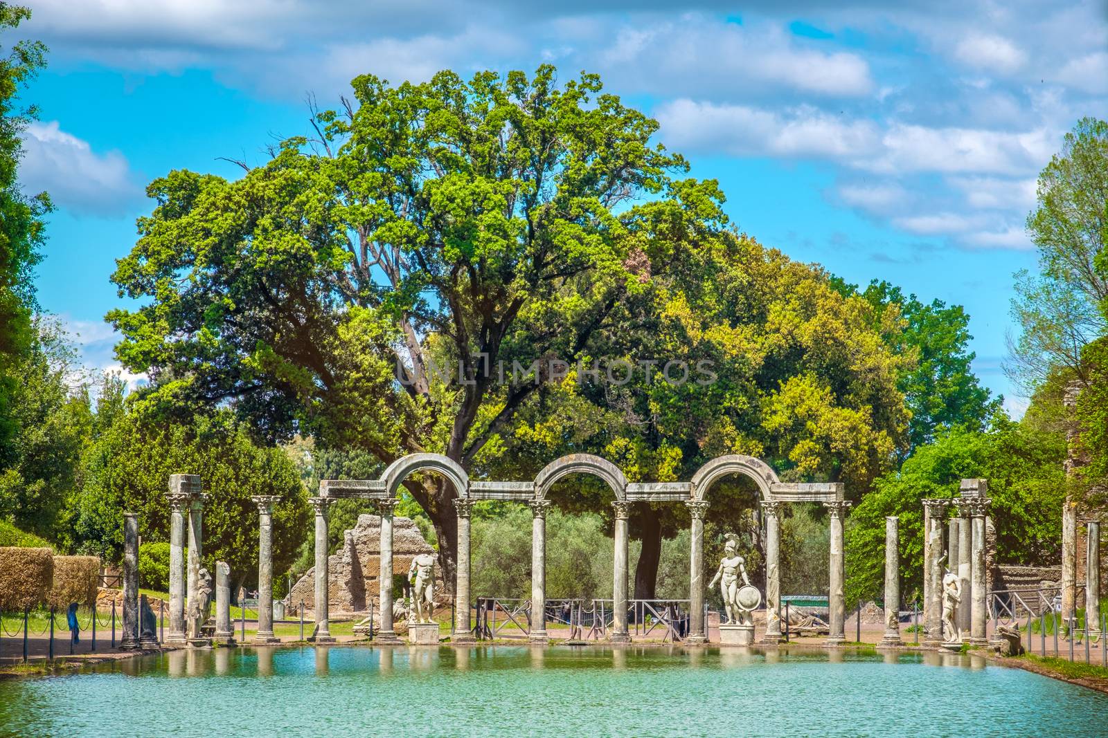 Villa Adriana or Hadrians Villa in the Canopus area in Tivoli - Rome - Italy by LucaLorenzelli