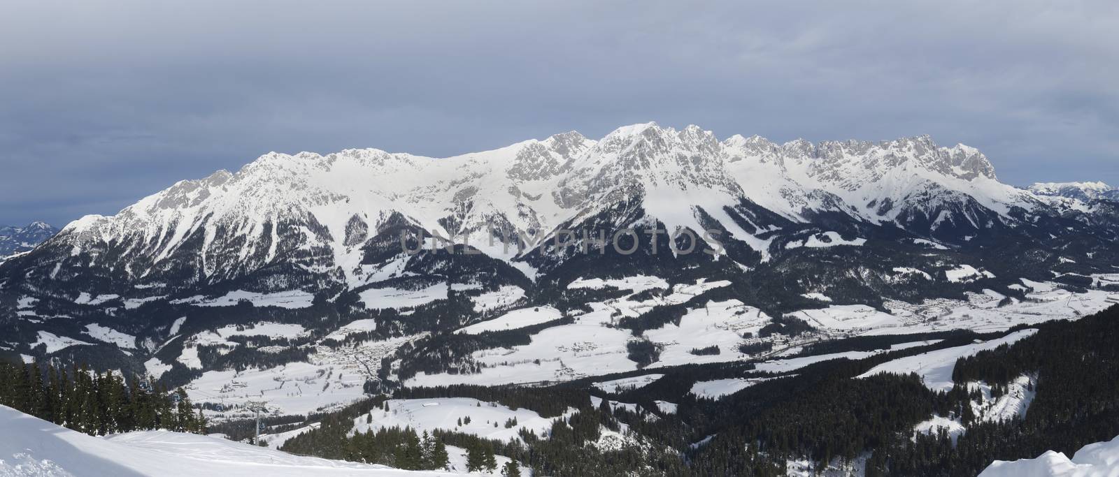 panorama of the wilder kaiser by bernjuer