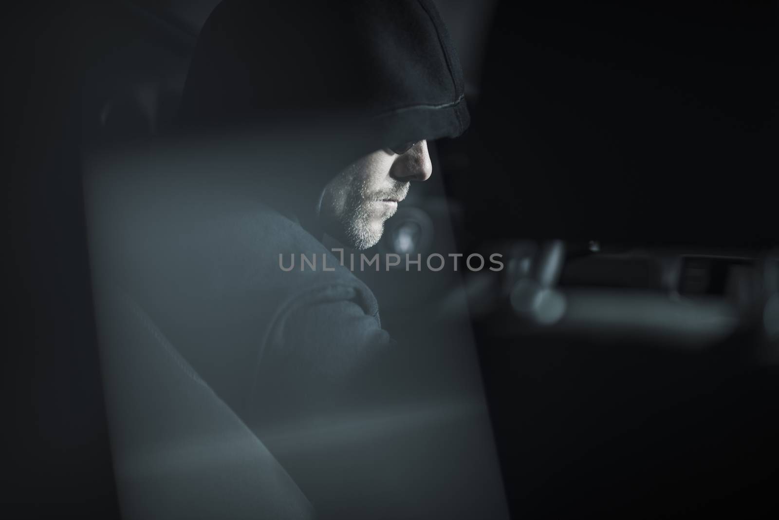 Robber in Black Hood by welcomia