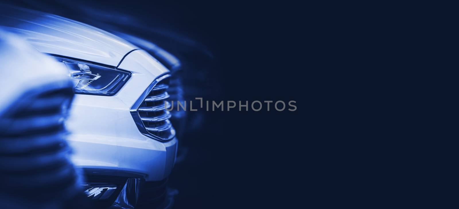 Automotive Blue Banner by welcomia