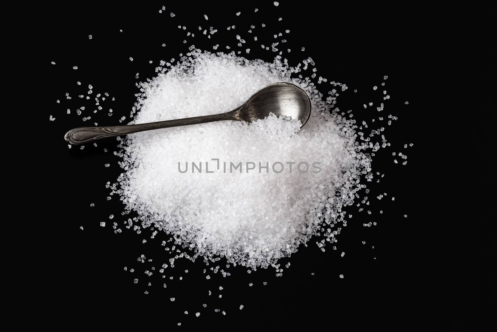 Silver Spoon on Salt Pile by orcearo