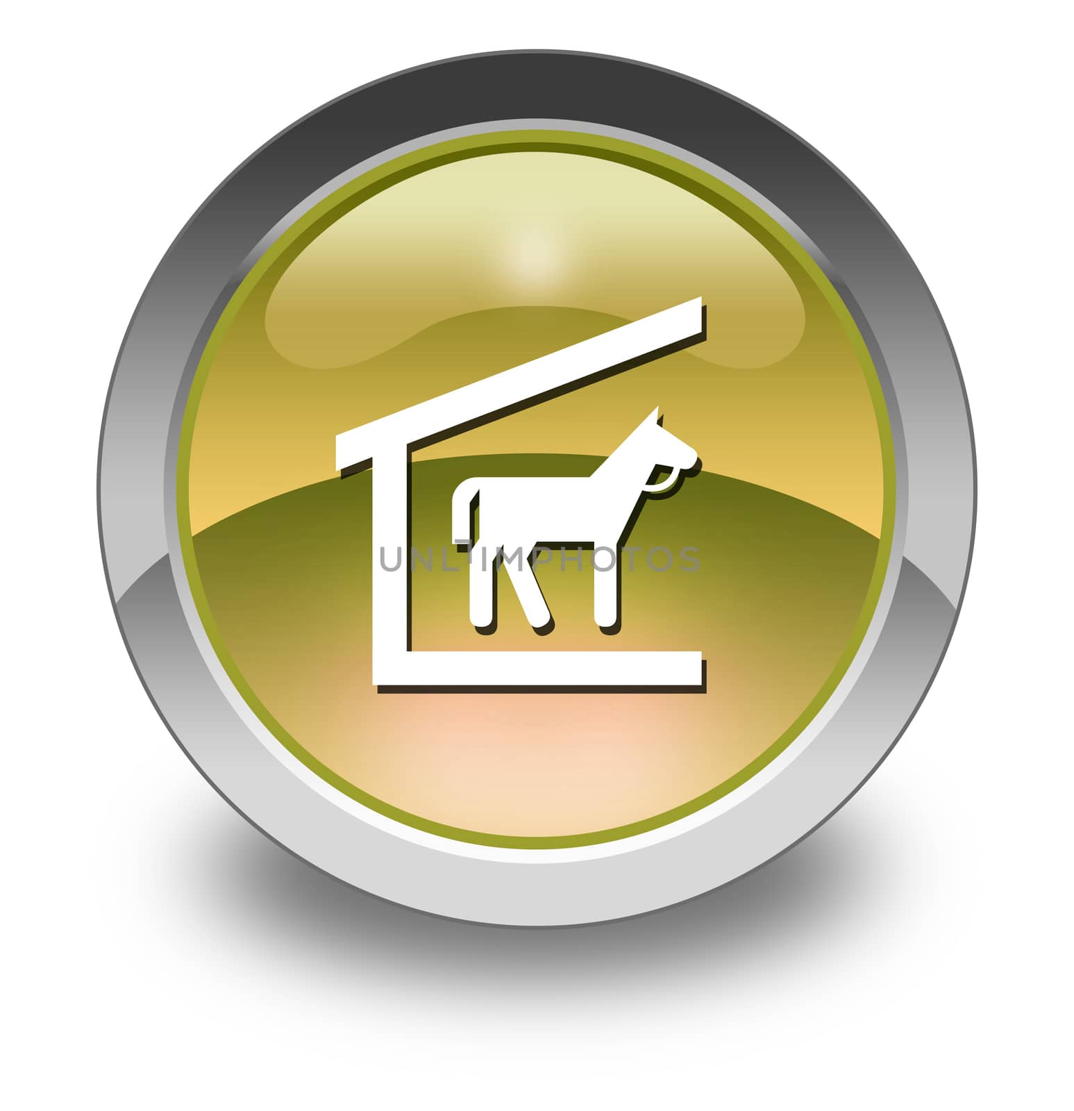 Icon, Button, Pictogram with Stable symbol