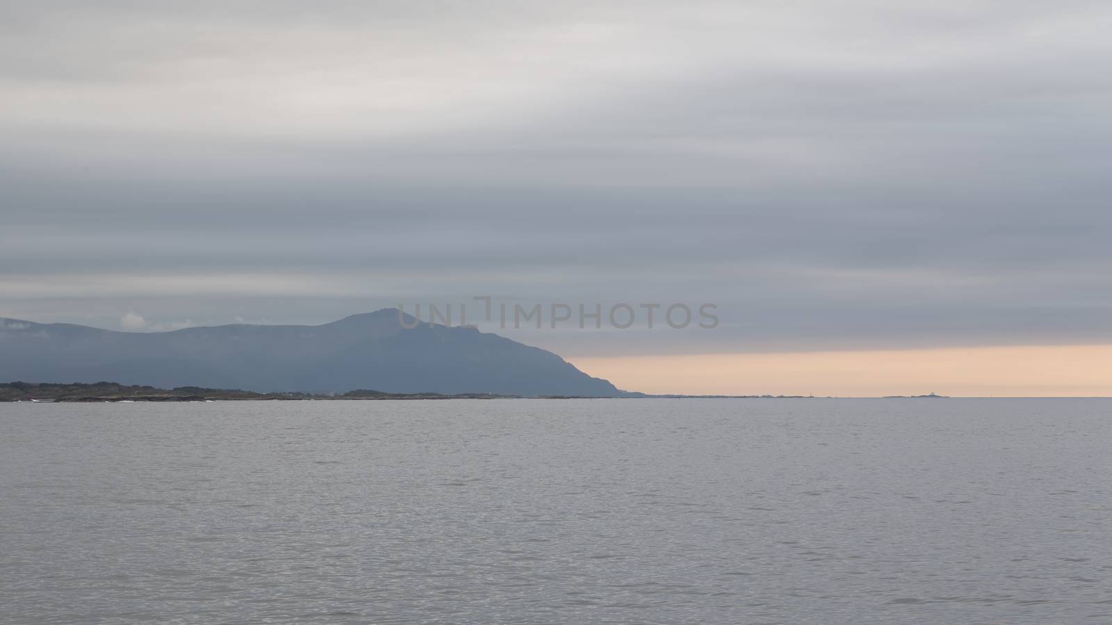 Norway island Averoy Nordic landscape North autumn picture