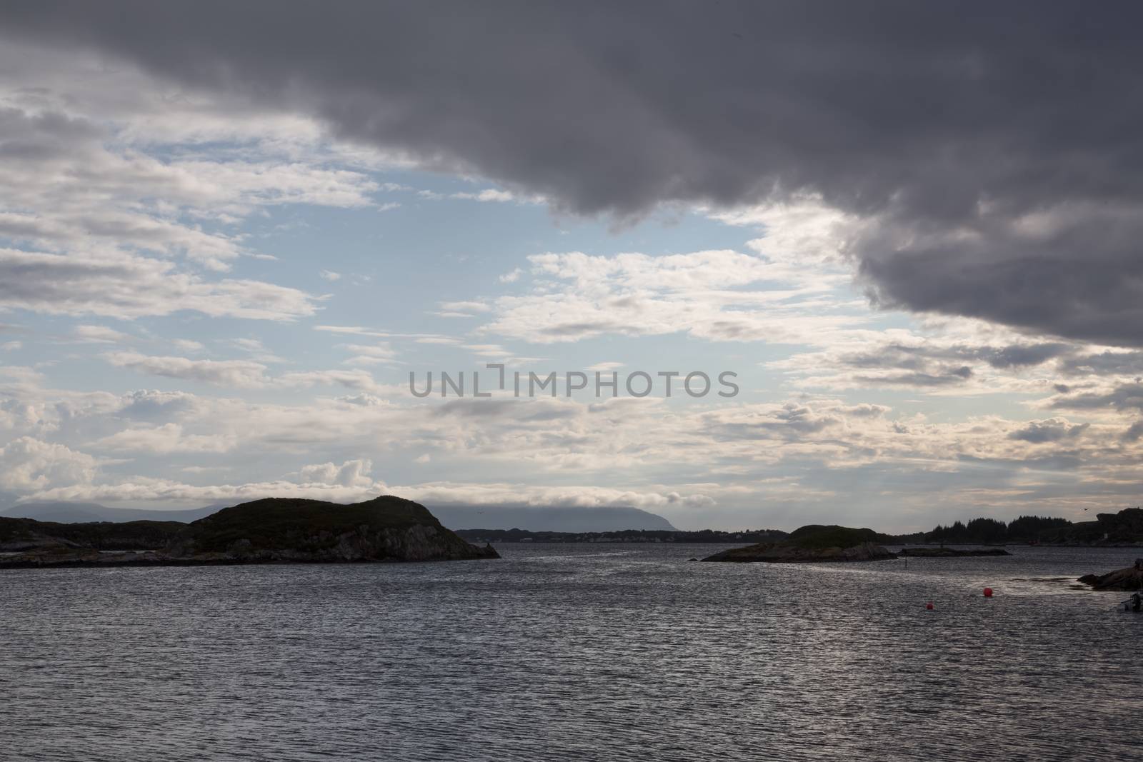 Norway island Averoy Nordic landscape North autumn picture