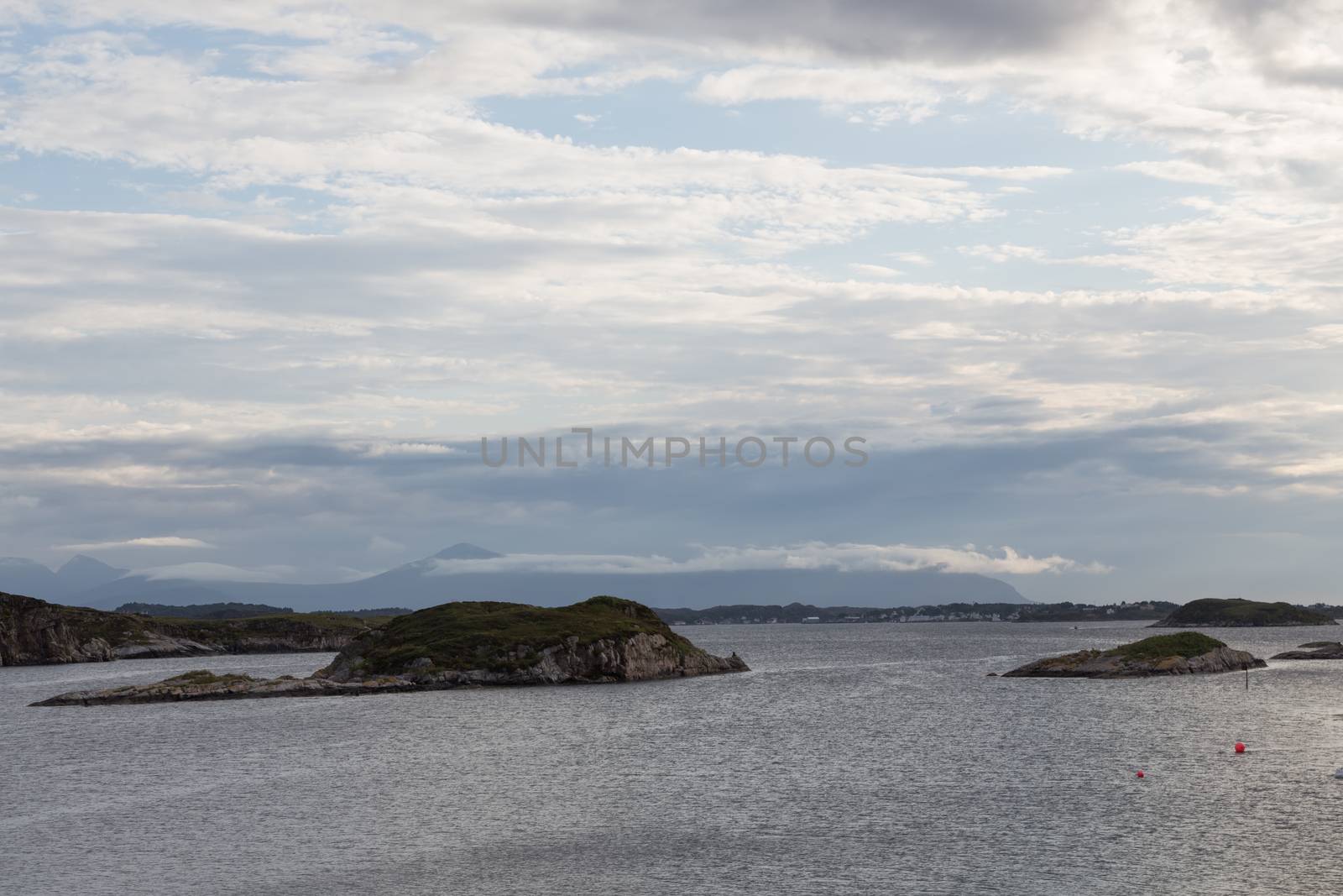 Norway island Averoy Nordic landscape North autumn picture